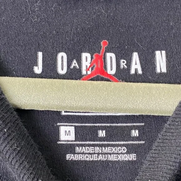 Air Jordan Men Black Standard Winter Utility Mountainside Tee T-Shirt Sz Medium - Picture 3 of 4